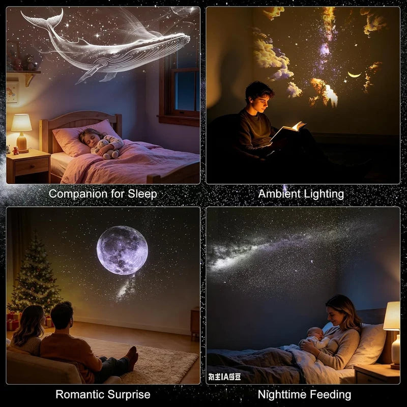 Starry Sky Projector Night Light | Portable Mini USB Lamp|Mood Lighting
