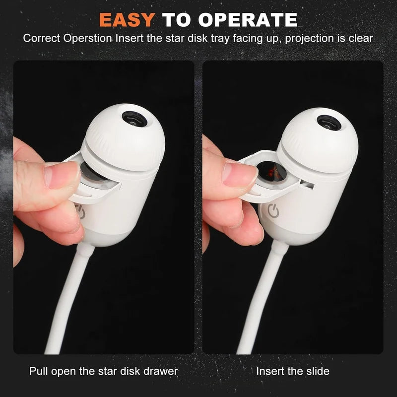 Starry Sky Projector Night Light | Portable Mini USB Lamp|Mood Lighting