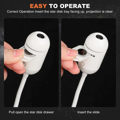 Starry Sky Projector Night Light | Portable Mini USB Lamp|Mood Lighting